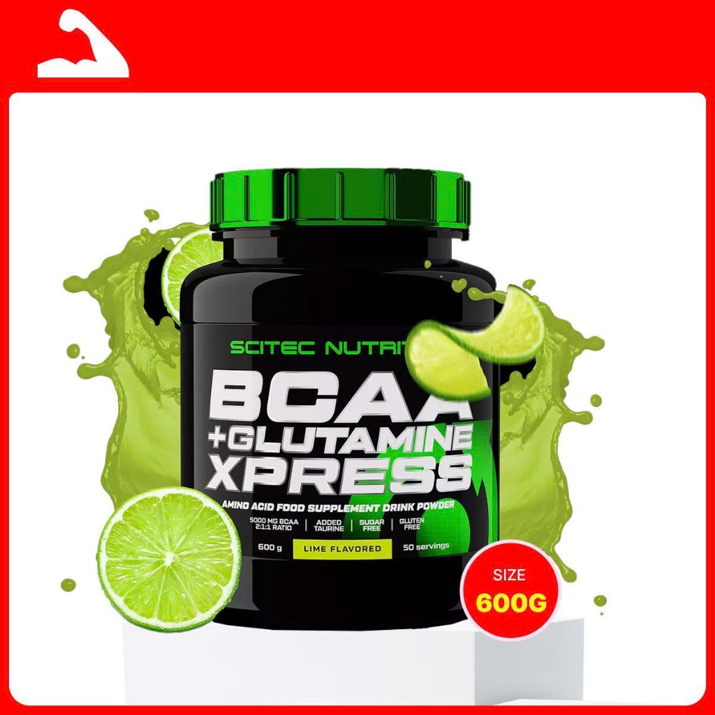 Scitec BCAA + Glutamine Xpress 600g lime