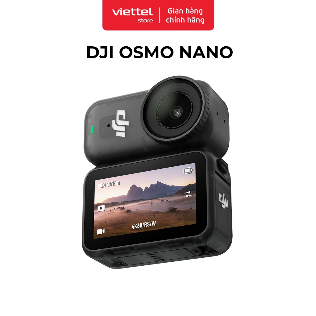 Camera Hành Động DJI Osmo Nano Siêu Nhẹ, Màn Hình OLED, Quay Video Lên Đến 4K/60fps | BigBuy360 - bigbuy360.vn