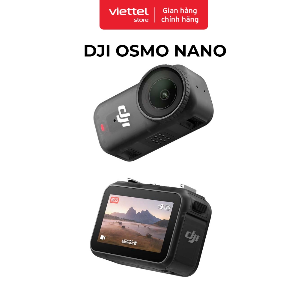 Camera Hành Động DJI Osmo Nano Siêu Nhẹ, Màn Hình OLED, Quay Video Lên Đến 4K/60fps | BigBuy360 - bigbuy360.vn