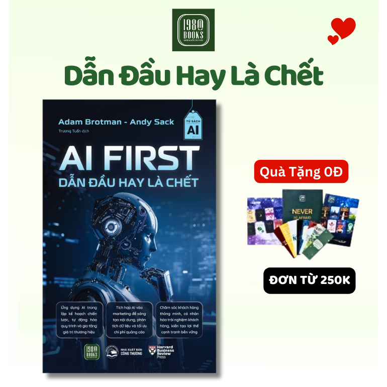 Sách - AI First – Dẫn đầu hay là chết - 1980bookhn