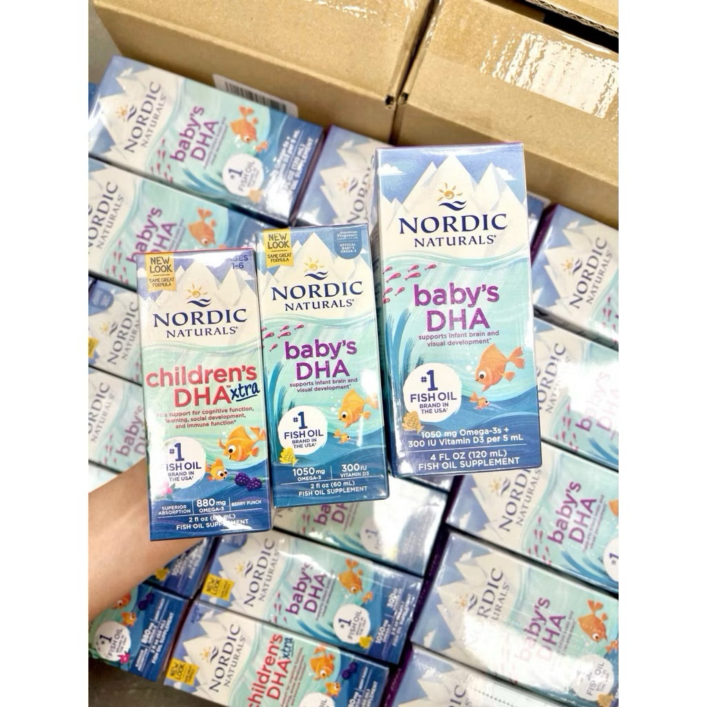 DHA Nordic Natural Mỹ cho bé 60ml