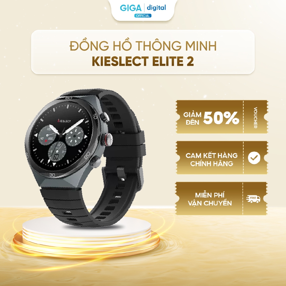 Đồng hồ thông minh Kieslect AI Elite2  - Màn hình LTPO AMOLED 1.46 inch - Tích hợp trợ lý ChatGPT