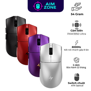 Chuột Gaming ATK Blazing Sky X1 V2 UltraMax | Ultimate | Extreme – PAW3950Ultra - Bảo Hành 12 Tháng 