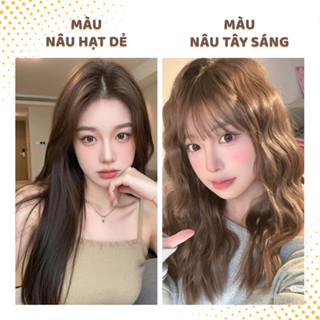  Thuốc nhuộm tóc màu nâu tây với 30 màu chiết xuất từ thực vật màu chuẩn không khô tóc 120ml TOPCHARM - CHAMIS 