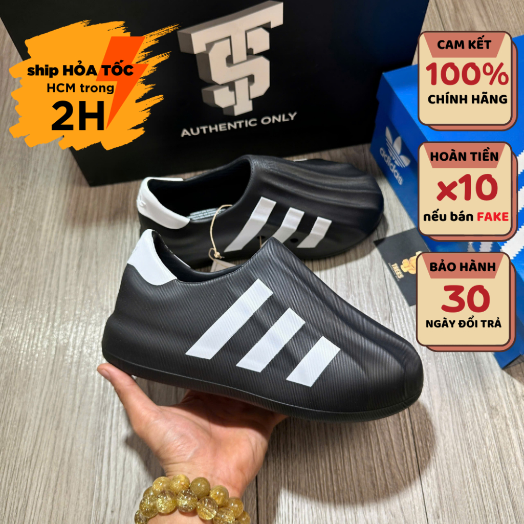 [CHÍNH HÃNG] Giày thể thao A ĐI ĐÁT A ĐI FOM SUPERSTAR BLACK WHITE HQ8752 IG0241 NEW FULL BOX TAG