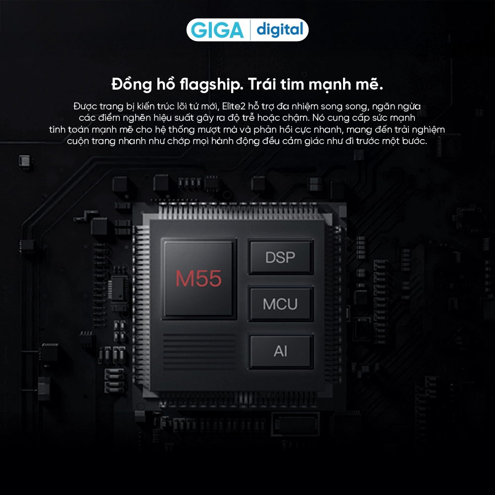 Đồng hồ thông minh Kieslect AI Elite 2  - Màn hình LTPO AMOLED 1.46 inch - Tích hợp trợ lý ChatGPT - Pin 500mAh | BigBuy360 - bigbuy360.vn