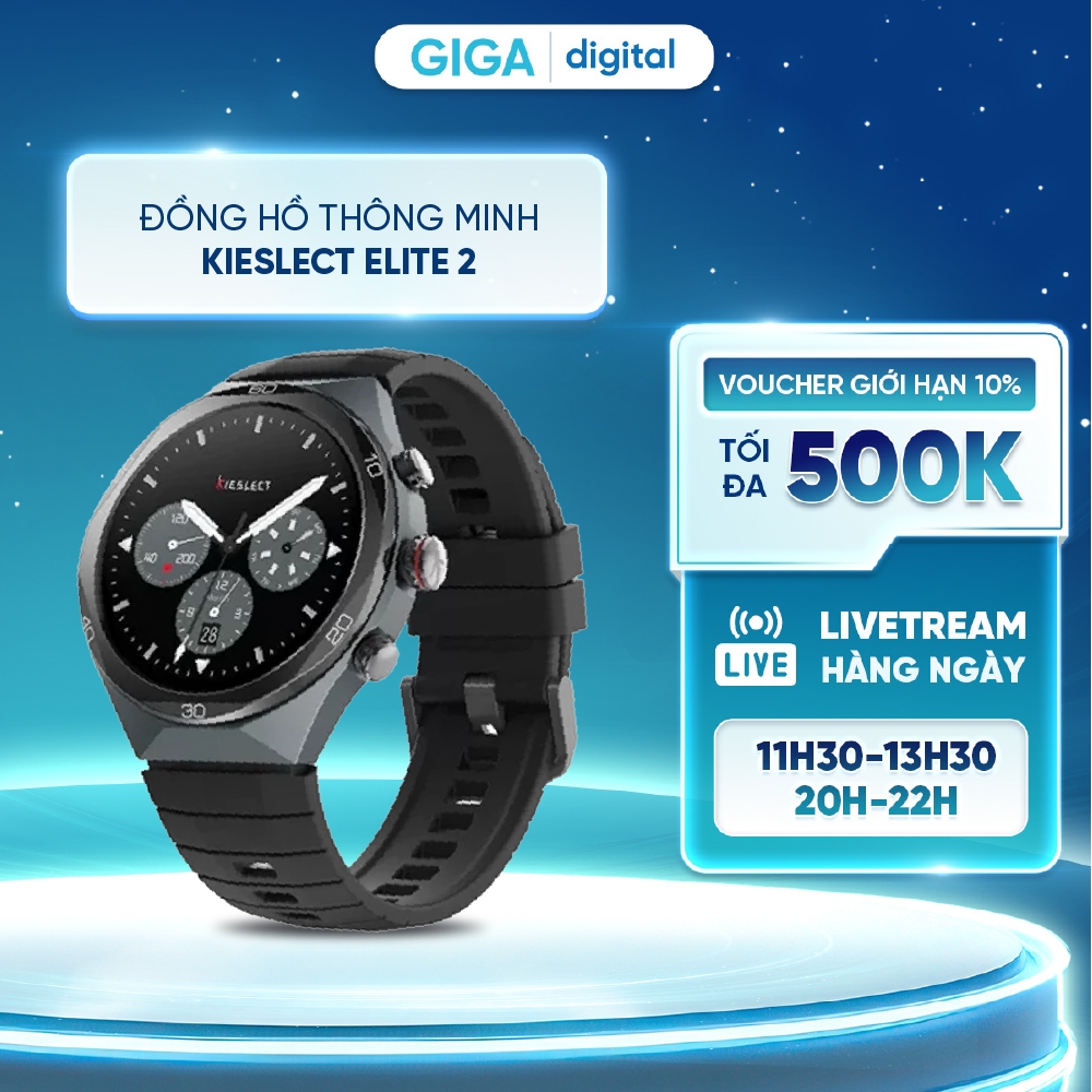 Đồng hồ thông minh Kieslect AI Elite 2  - Màn hình LTPO AMOLED 1.46 inch - Tích hợp trợ lý ChatGPT - Pin 500mAh | BigBuy360 - bigbuy360.vn