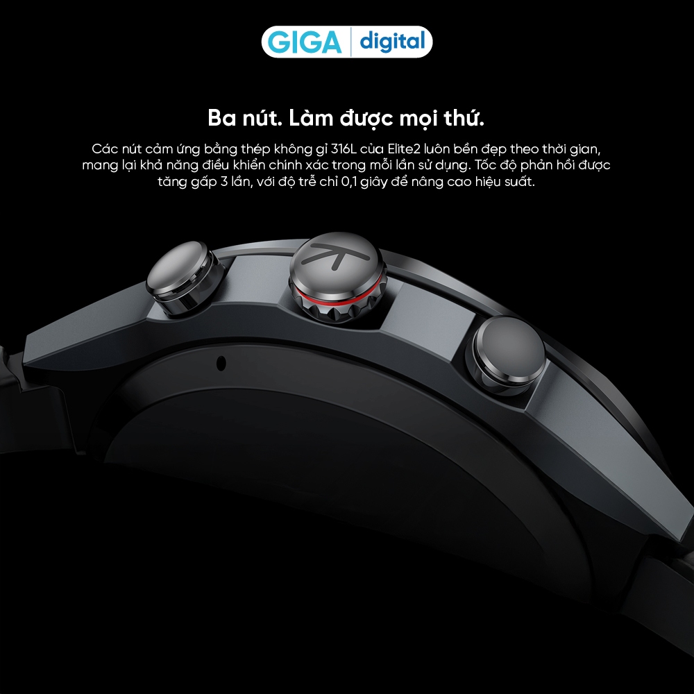 Đồng hồ thông minh Kieslect AI Elite 2  - Màn hình LTPO AMOLED 1.46 inch - Tích hợp trợ lý ChatGPT - Pin 500mAh | BigBuy360 - bigbuy360.vn