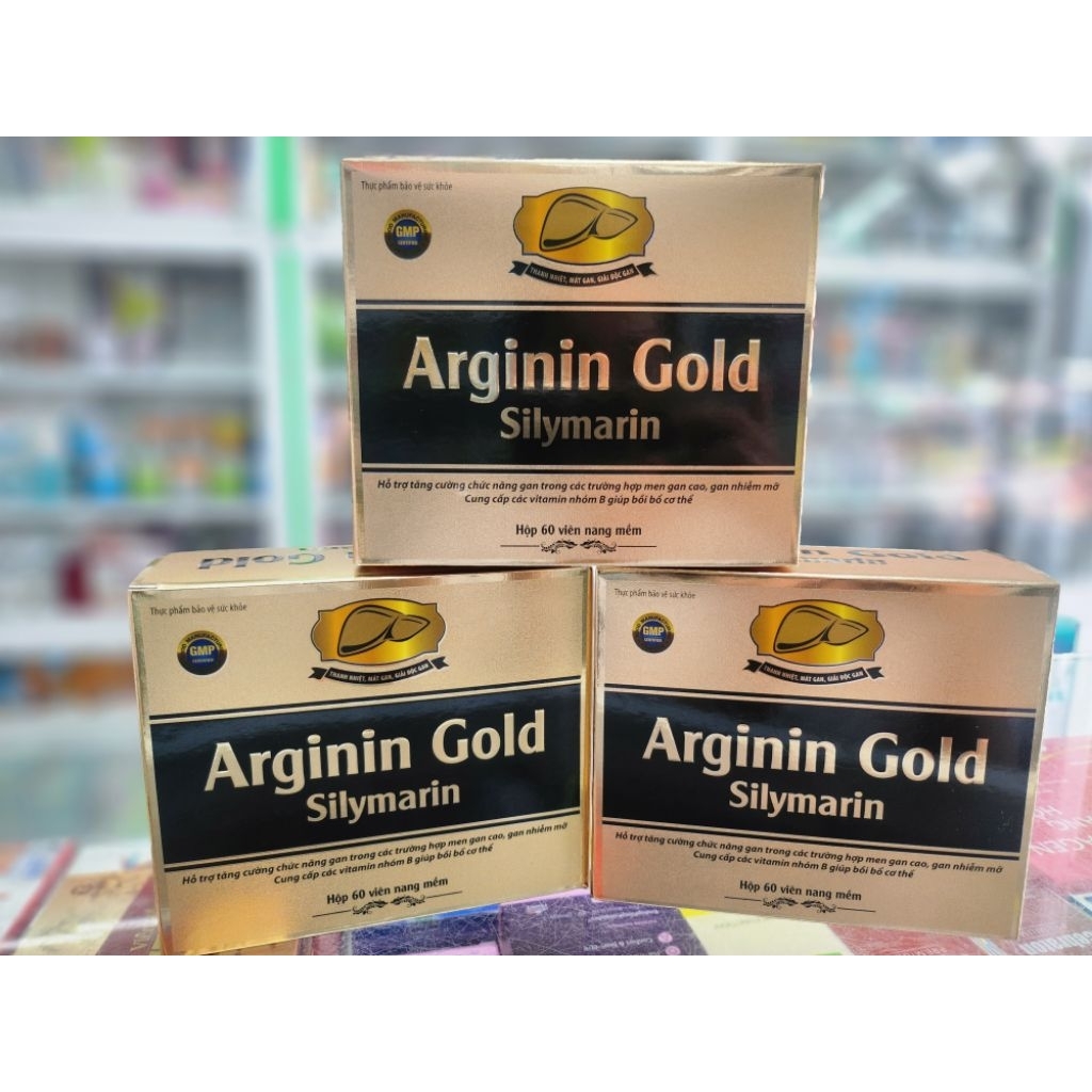 viên uống bổ gan Arginin Gold Sylimarin hộp 60v