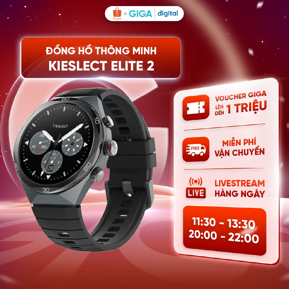 Đồng hồ thông minh Kieslect AI Elite2  - Màn hình LTPO AMOLED 1.46 inch - Tích hợp trợ lý ChatGPT - Pin 500mAh - BH 1 nă | BigBuy360 - bigbuy360.vn