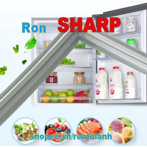 Ron tù lạnh sharp SJ-X201E-SL
