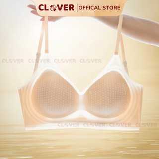  Áo Ngực Chống Chảy Xệ Clover Mút Dày Nâng Ngực Mịn Không Lộ Viền Không Gọng Hở Lưng Thoáng Mát 9736 