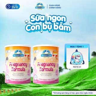 T3.2026 Combo 2 Hộp Sữa Bầu Bổ Sung Vitamin, Khoáng Chất, Lợi Khuẩn Cho Phụ Nữ Mang Thai Nature One Dairy - Lọ 900g