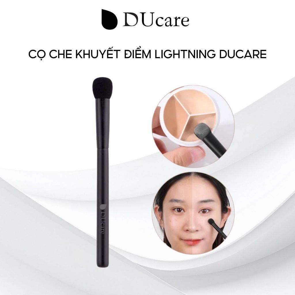Cọ Trang Điểm Che Khuyết Điểm - Kích Thước 10*2 Cm,Chất Liệu Thân Bằng Nhựa Và Sợi Nylon Và Sợi Tơ Nhân Tạo, Hiệu DUCARE