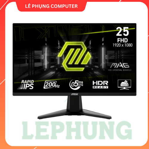Màn Hình Gaming MSI MAG 255F E20 (24.5 inch/ IPS /FHD 1920 x 1080 - 200Hz - 0.5ms)  | Input HDMI / D