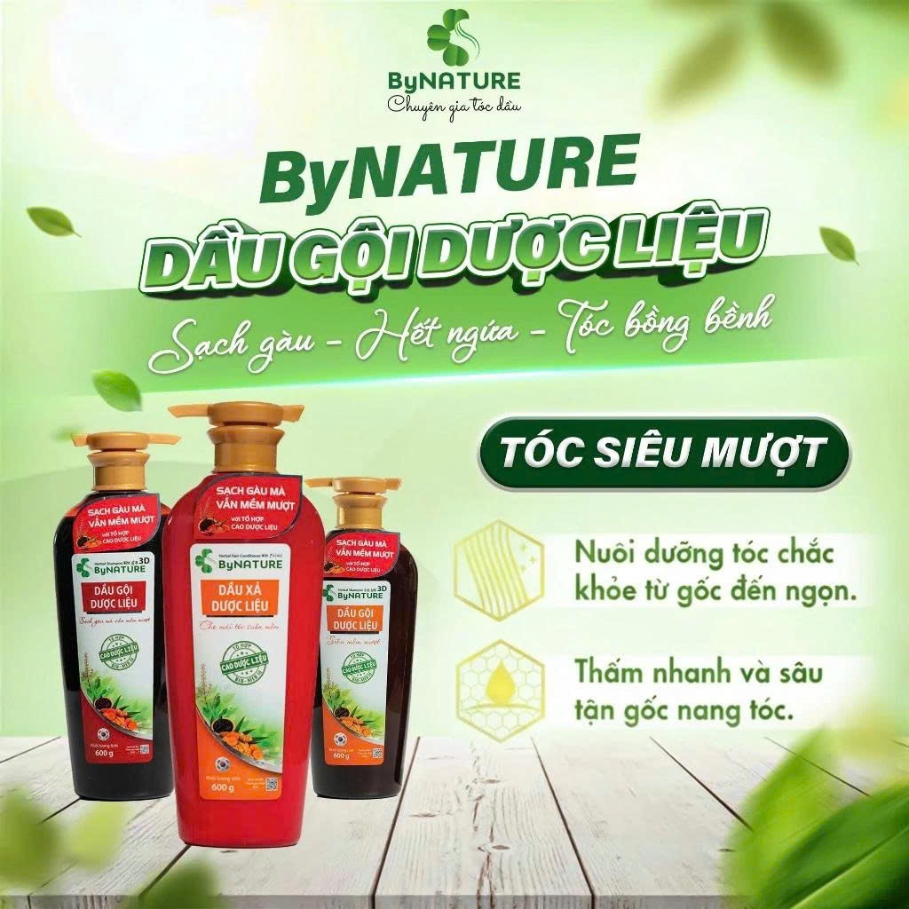 DẦU GỘI, DẦU XẢ DƯỢC LIỆU BYNATURE