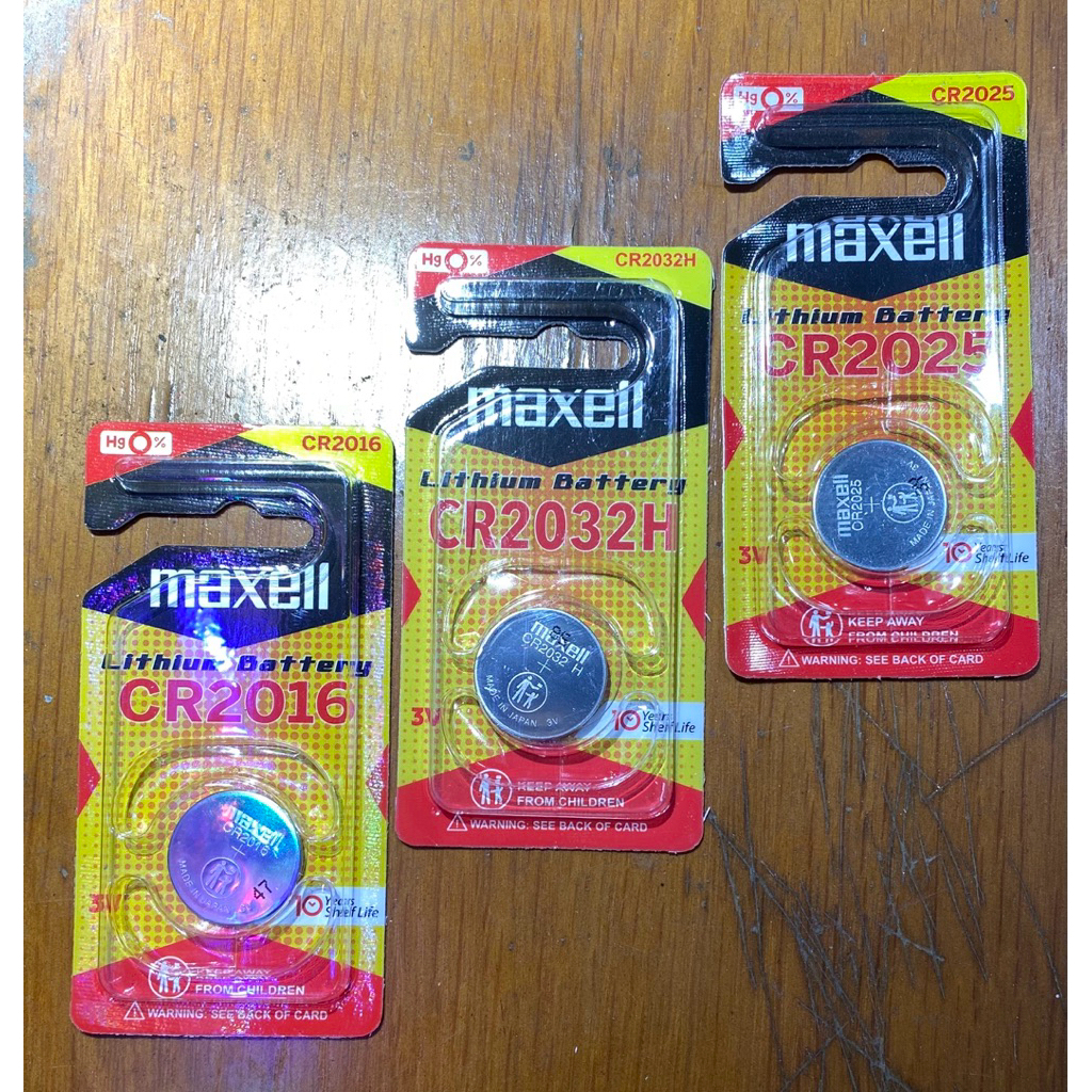 Pin nút MAXELL Lithium Cr2032H,Cr2025,Cr216