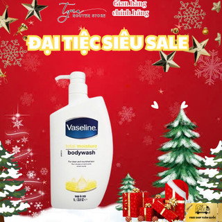  Sữa Tắm Dưỡng Ẩm Trắng Da Vaseline Total Moisture 1L 