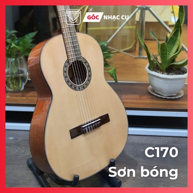 Đàn Guitar Classic C170 Sơn Bóng Chính Hãng Cao Cấp