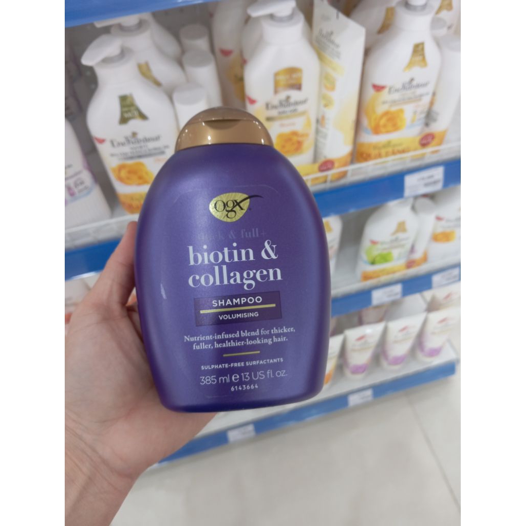 Dầu gội OGX Thick & Full + Biotin & Collagen Shampoo 385ml