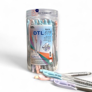 Hũ 50 Cây Bút Thiên Lộc TL-079 ngòi 0.7mm chất lượng tốt (Mực Xanh/Đỏ/Đen)