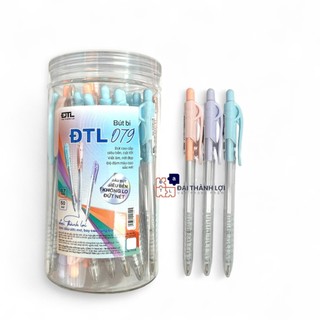Hũ 50 Cây Bút Thiên Lộc TL-079 ngòi 0.7mm chất lượng tốt (Mực Xanh/Đỏ/Đen)