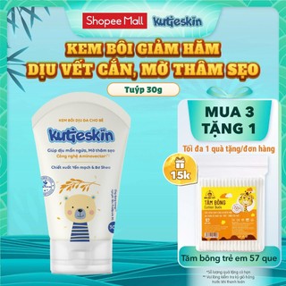  Kem bôi da Kutieskin dịu mẩn ngứa hăm da muỗi côn trùng cắn ngừa thâm  Tuýp 30gr  
