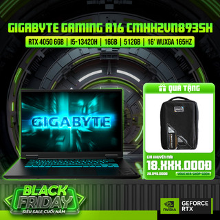  Laptop Gaming Gigabyte A16 CMHH2VN893SH Card đồ họa GeForce RTXTM 4050 6GB 