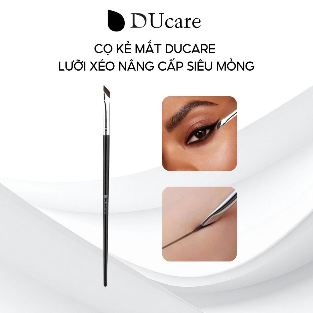 Cọ Trang Điểm Kẻ Mắt DUCARE Makeup Brush Siêu Mỏng Lưỡi XéoSợi Tổng Hợp Cao Cấp DL01
