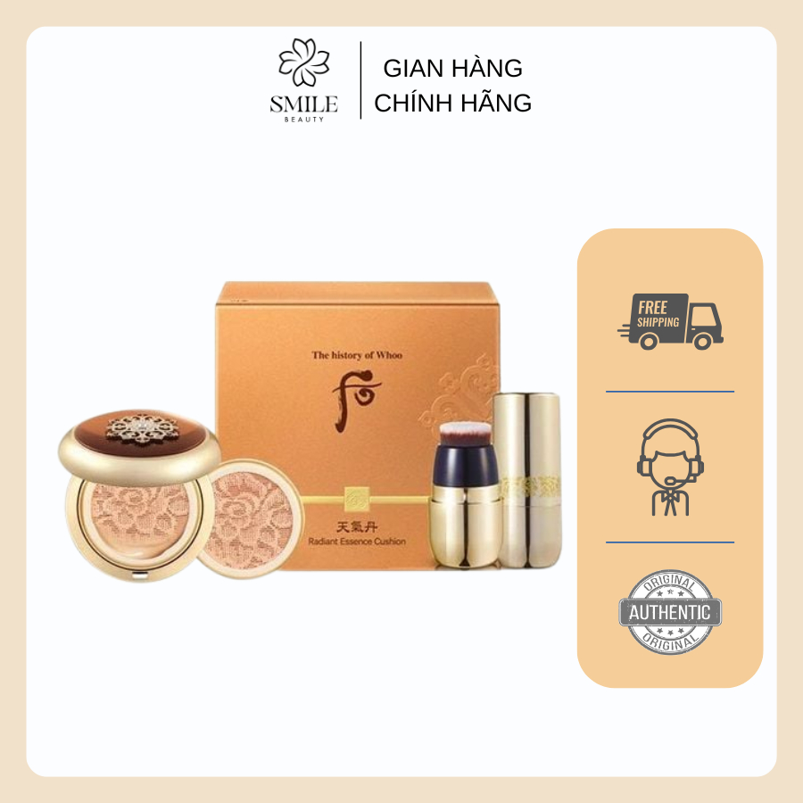 Set cushion trang điểm Whoo tone 21