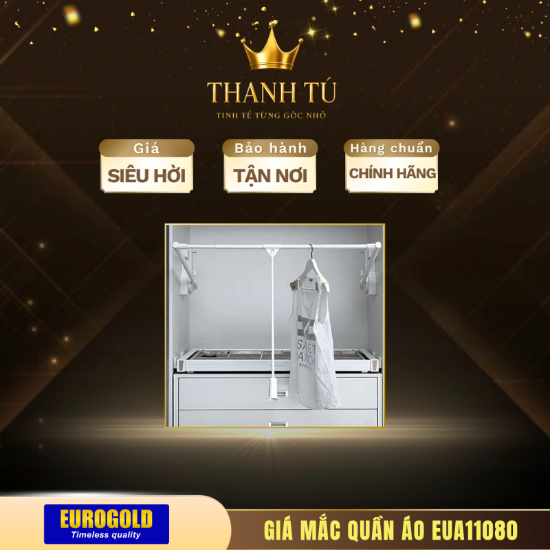 Giá mắc quần áo di động Eurogold EUA11080 - Kệ treo quần áo tiện lợi, chắc chắn