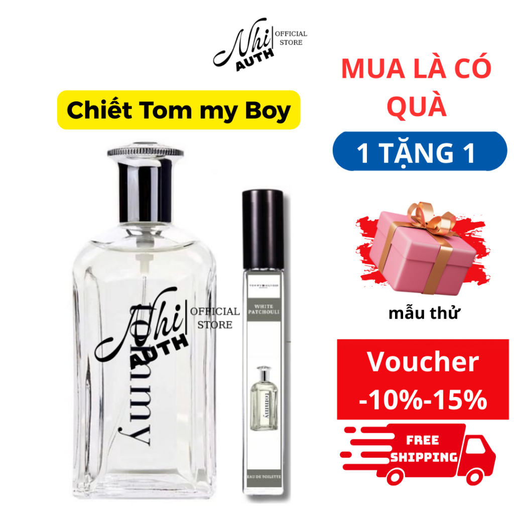 Nước Hoa Tom my Boy Mỹ EDT 5ml,10ml Auth (nguyên seal)