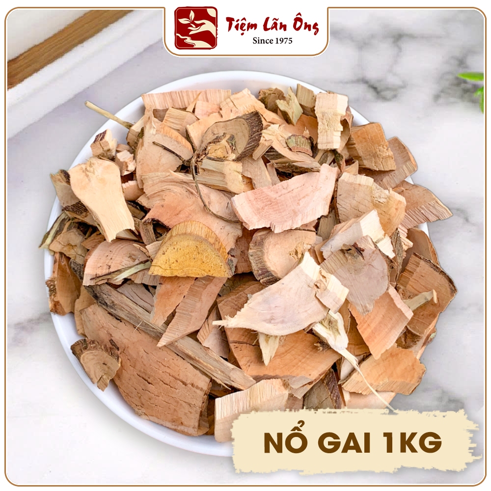 Nổ gai 1kg, cây bỏng nổ khô, thái lát, sạch, thơm - Tiệm Lãn Ông