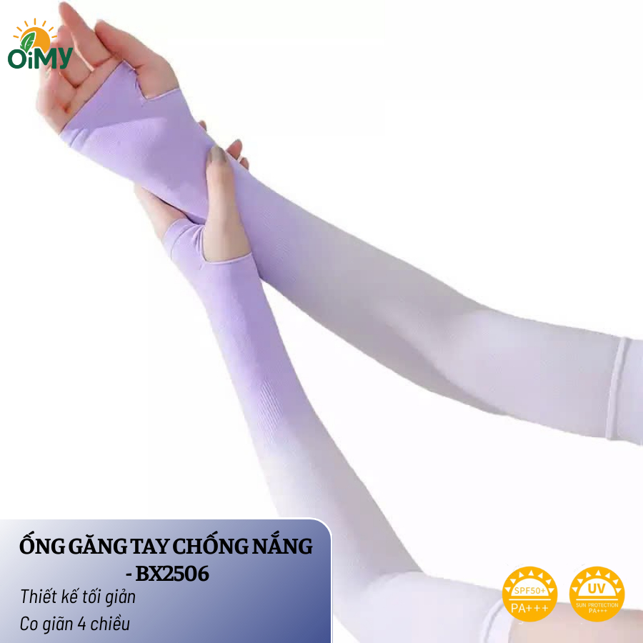 Găng Tay Chống Nắng Ống Tay Trơn Cao Cấp OiMy Phù Hợp Cho Mọi Hoạt Động - BX2506