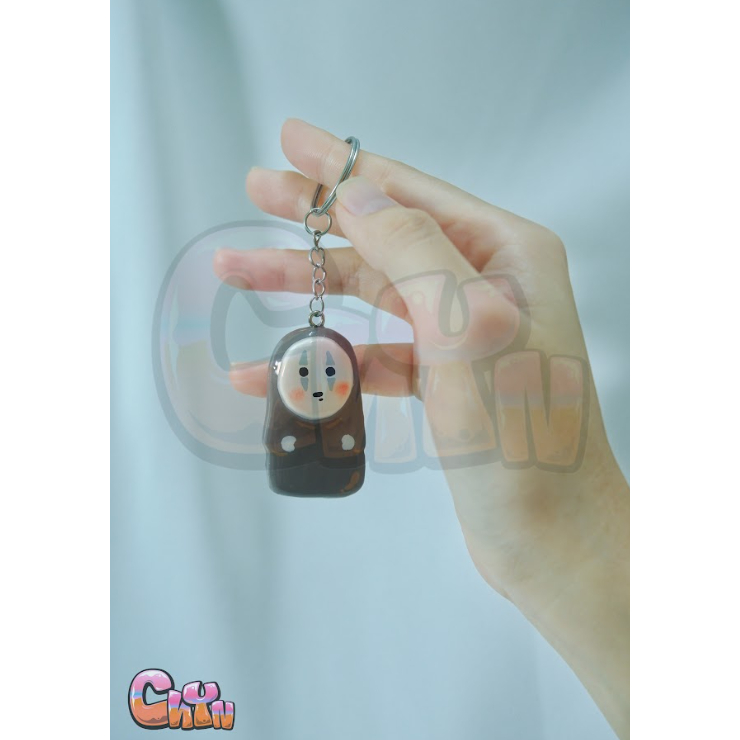 Móc khoá Móc điện thoại Handmade VÔ DIỆN có thể hít nam châm bằng đất sét Ladoll