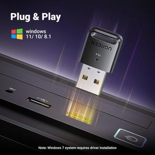 USB Bluetooth 5.4 5.3 5.0 USB Adapter Ugreen Chính hãng (20m ghép cùng lúc 7 thiết bị, ADR bảo mật)