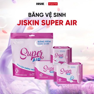  Băng vệ sinh Jiskin bạc hà siêu mỏng Siêu thấm hút Không hằm bí phù hợp với làn da nhạy cảm 