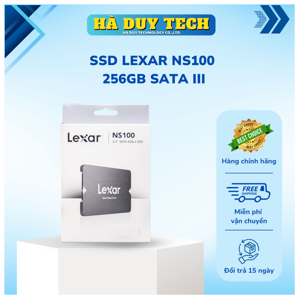 SSD LEXAR NS100 256GB SATA III - Chính Hãng - BH 36T - Hà Duy Tech
