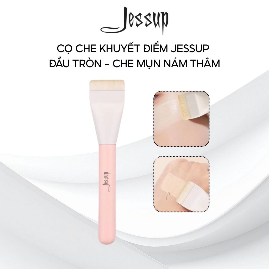 Cọ Tán Kem Nền JESSUP Flat Foundation Brush Dẹt Đầu Vuông Tán Nền Siêu Mịn Che Phủ Tốt
