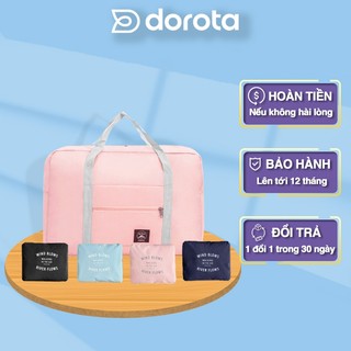 Túi du lịch gấp gọn DOROTA xách tay đựng hành lý đa năng nhiều màu nam nữ size lớn