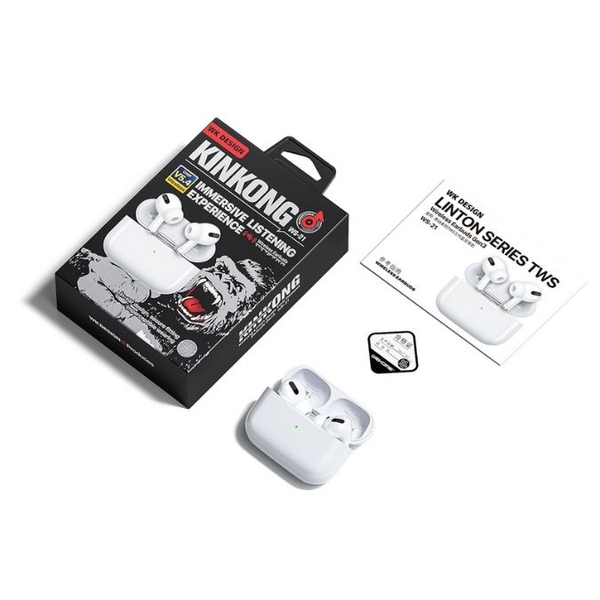 Tai Nghe Bluetooth Wekome WS-21 Kingkong – Tai Nghe Không Dây Âm Thanh Hay, Pin Lâu, Mic Rõ, Dùng Lâ