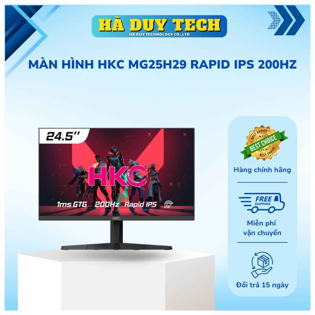 Màn Hình HKC MG25H29 Rapid IPS 200Hz - Chính Hãng - BH 24th - HaDuyTech
