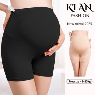  Quần trong váy có đáp bụng chất cotton cao cấp   quần bầu mặc trong váy cho bà bầu QL2087 free size 43~75kg 