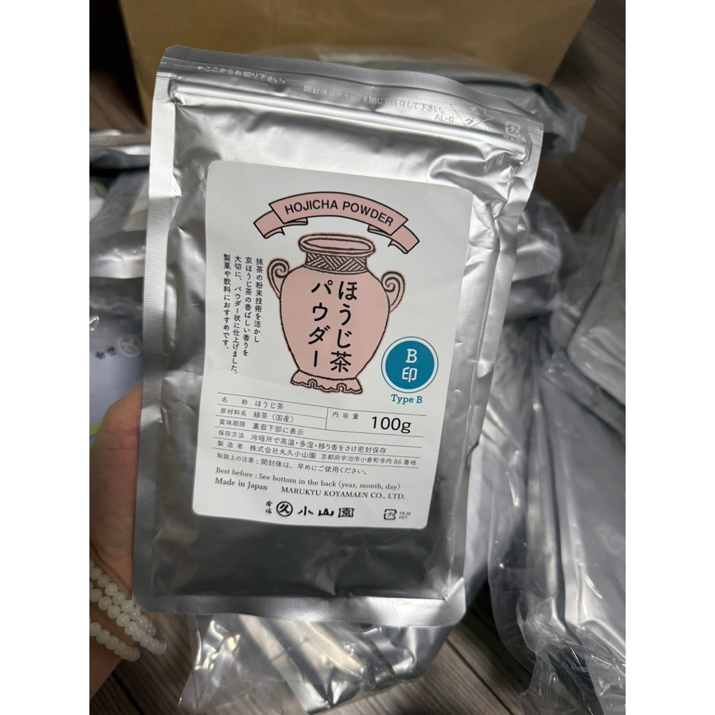 Hojicha Powder type A B- hãng Marukyu Koyamaen từ Nhật Bản gói 100g