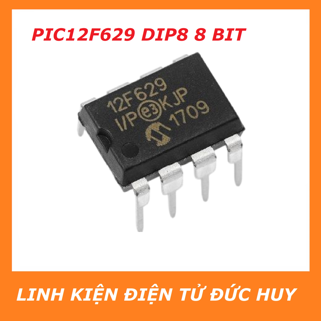 PIC12F629 12F629 DIP8 VI ĐIỀU KHIỂN 8BIT