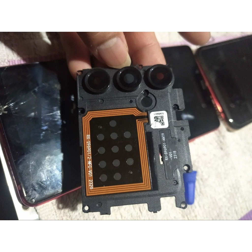 Bộ phận điện thoại kính camera sau, nẹp main, NFC samsung a14 5G