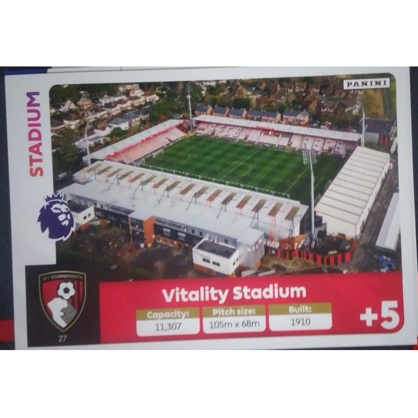 Thẻ sân vận động Vitality Stadium  #27 AFC Bournemouth Panini Adrenalyn XL 2024/25