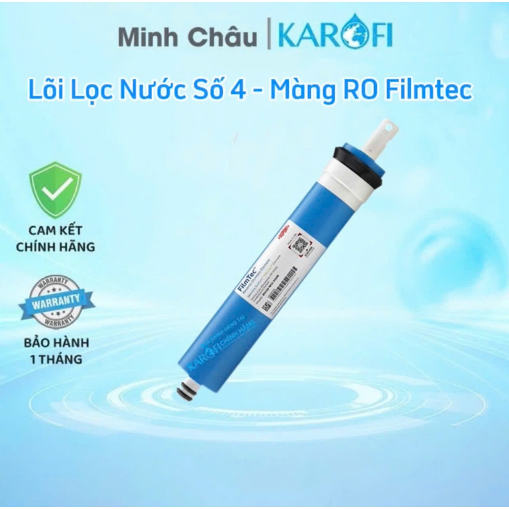 Màng RO Karofi - Lõi số 4 - Màng RO 50GPD Karofi (Hàng chính hãng)