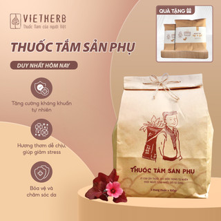 Thuốc tắm sản phụ VIETHERB 3 gói 500gr, phục hồi sức khỏe và tăng cường đề kháng