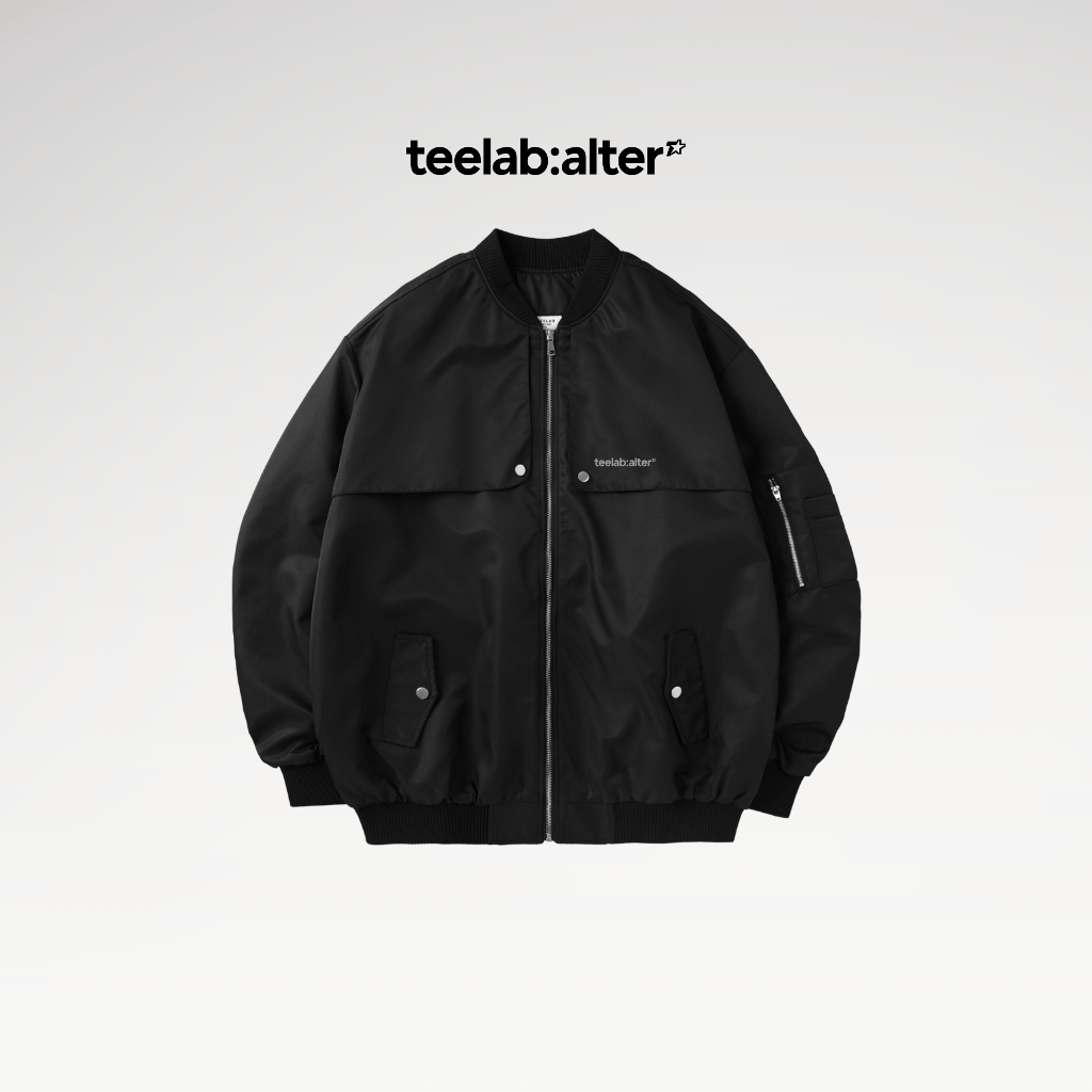  Áo Khoác Teelab Parachute Bomber Unisex Form Oversize Local Brand AK093 